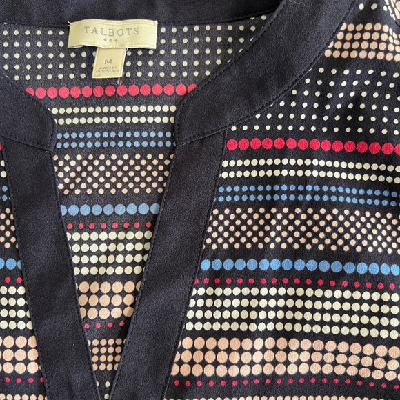 TALBOTS size M medium sleeveless blouse - Picture 2 of 4